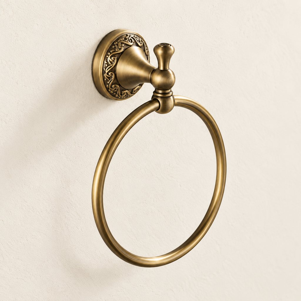 Anneau porte-serviette Héritage — vue 7, décor beige