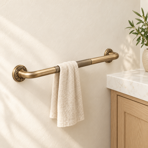 Barre murale Héritage — vue 2, décor beige