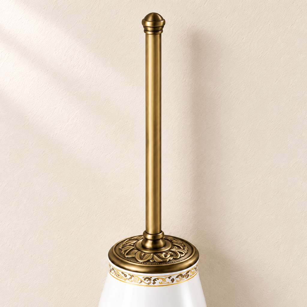 Porte-brosse WC Héritage — vue 7, décor beige