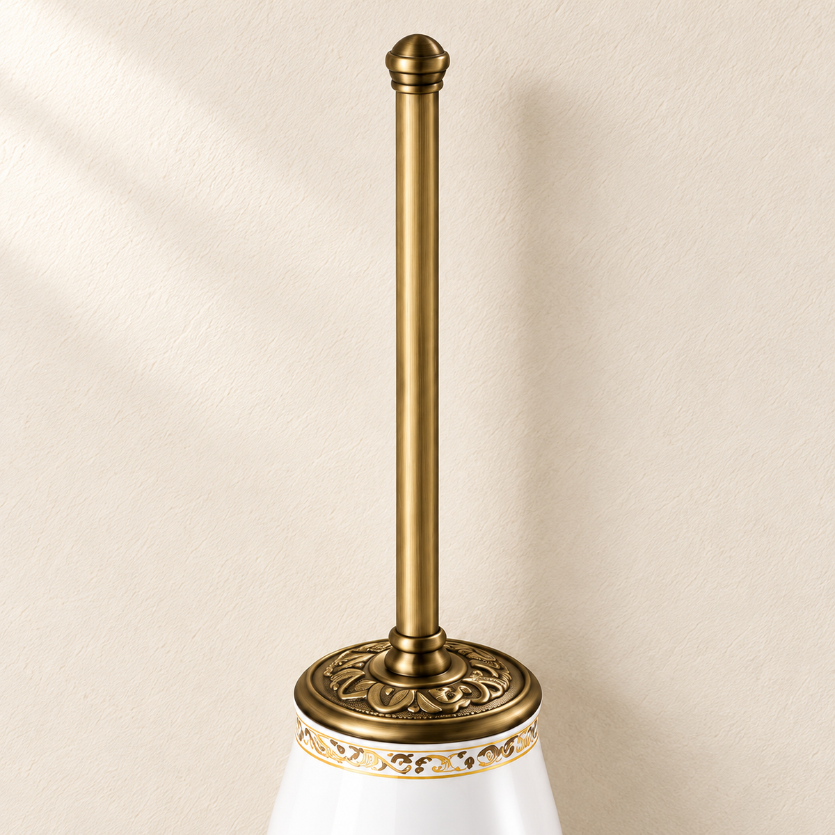 Porte-brosse WC Héritage — vue 7, décor beige