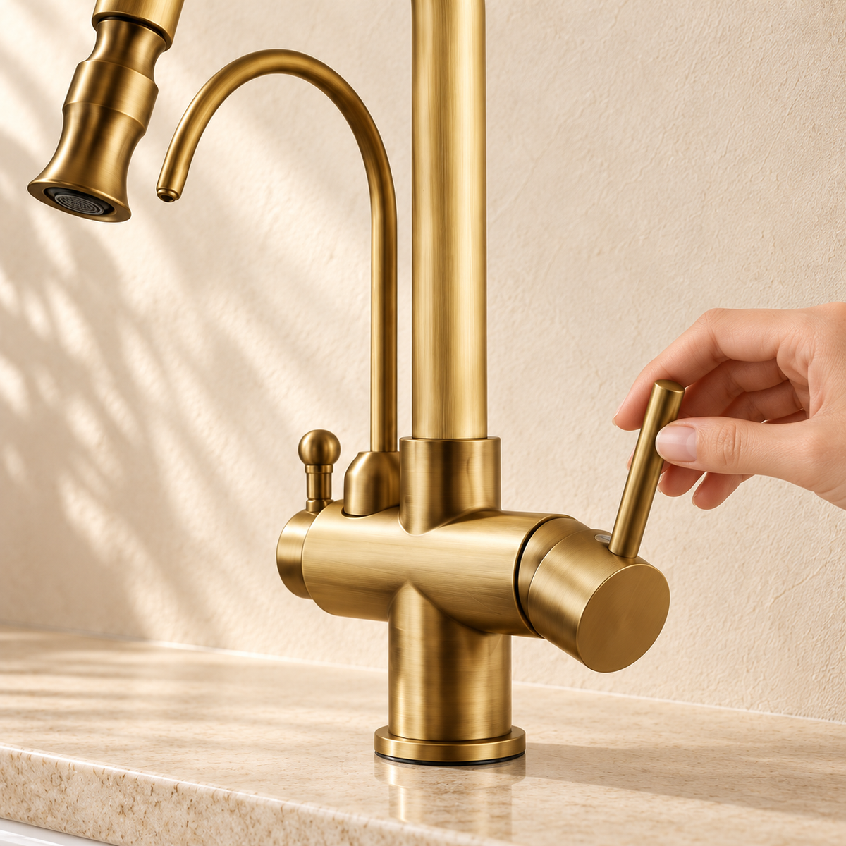 Duo — Commande — décor beige Brasselle