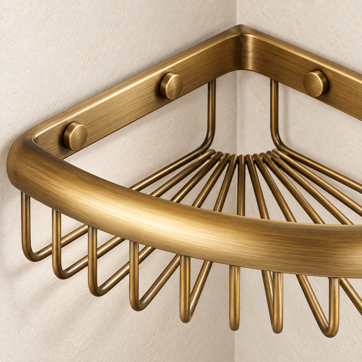 Étagère d’angle Héritage — vue 4, décor beige