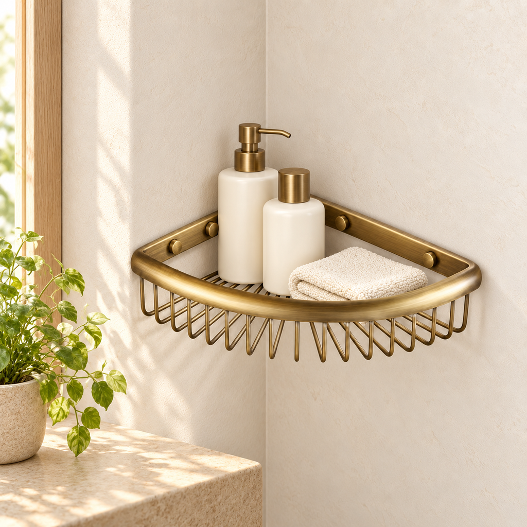 Étagère d’angle Héritage — vue 8, décor beige