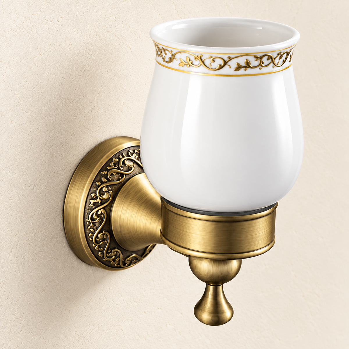 Porte-gobelet Héritage — vue 6, décor beige