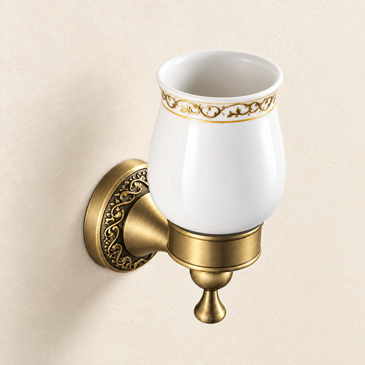 Porte-gobelet Héritage — vue 7, décor beige