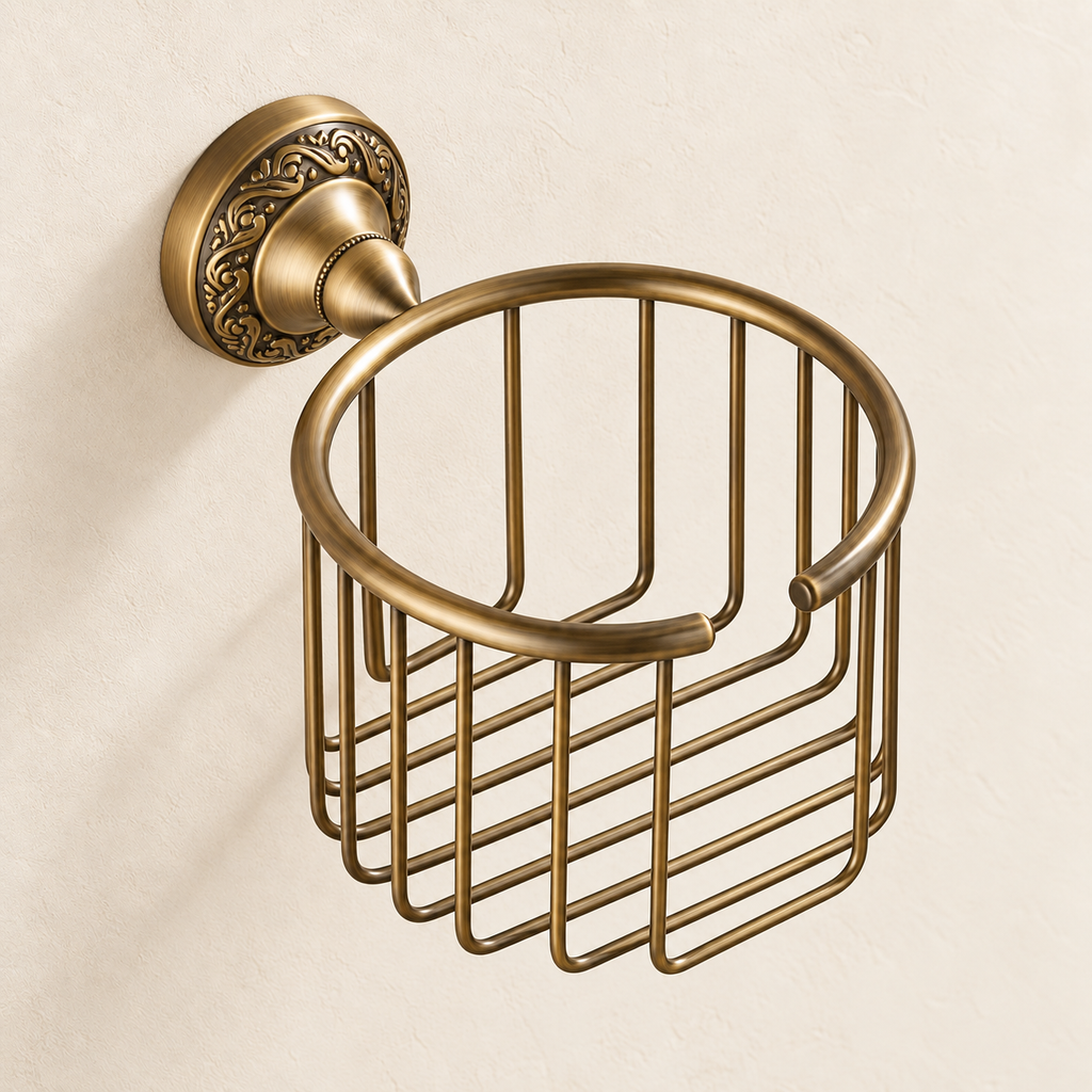 Panier rond Héritage — vue 6, décor beige