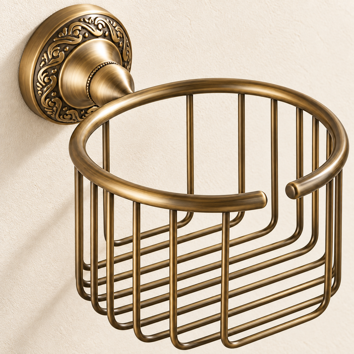 Panier rond Héritage — vue 7, décor beige