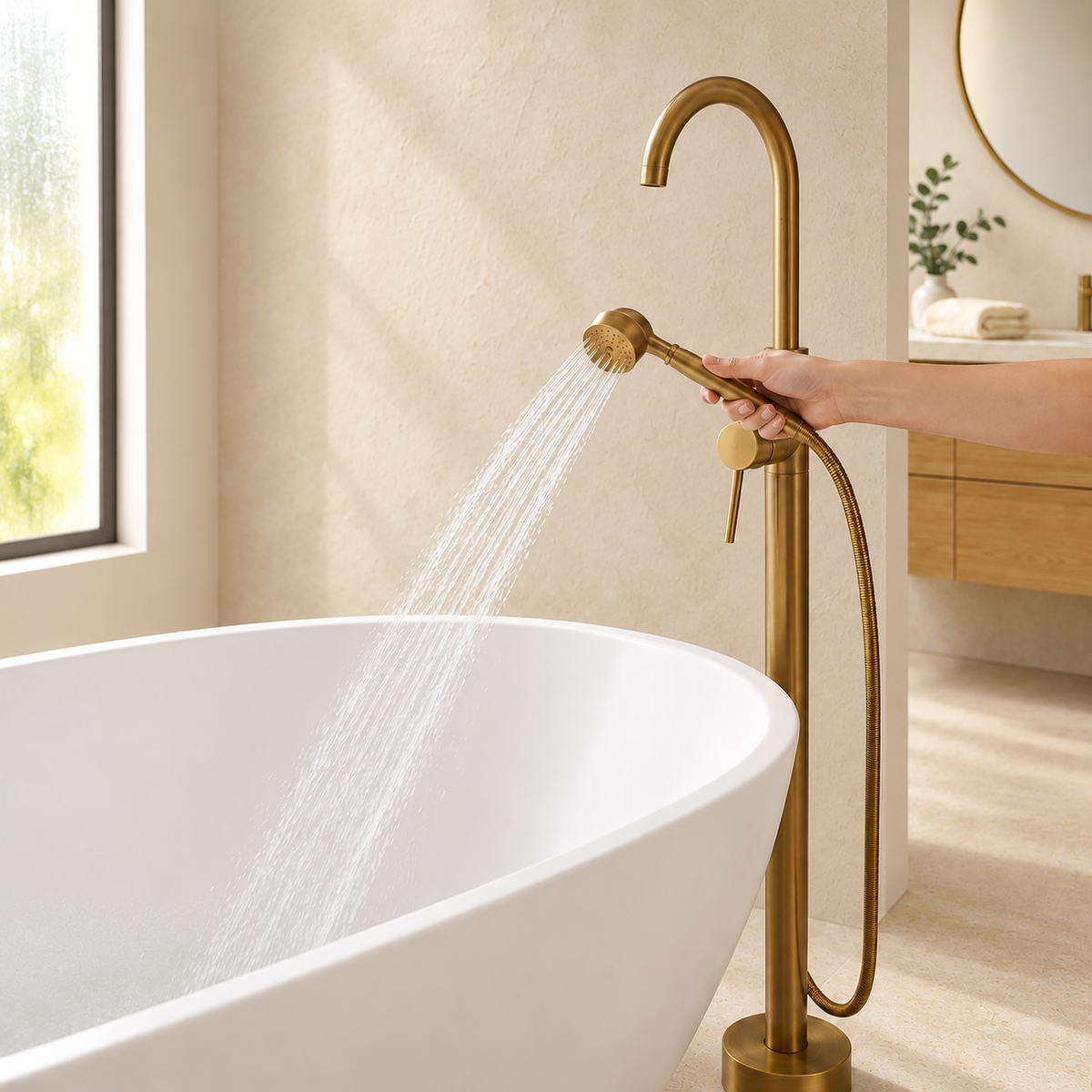 Bain-douche Rivage sur pied — vue 4