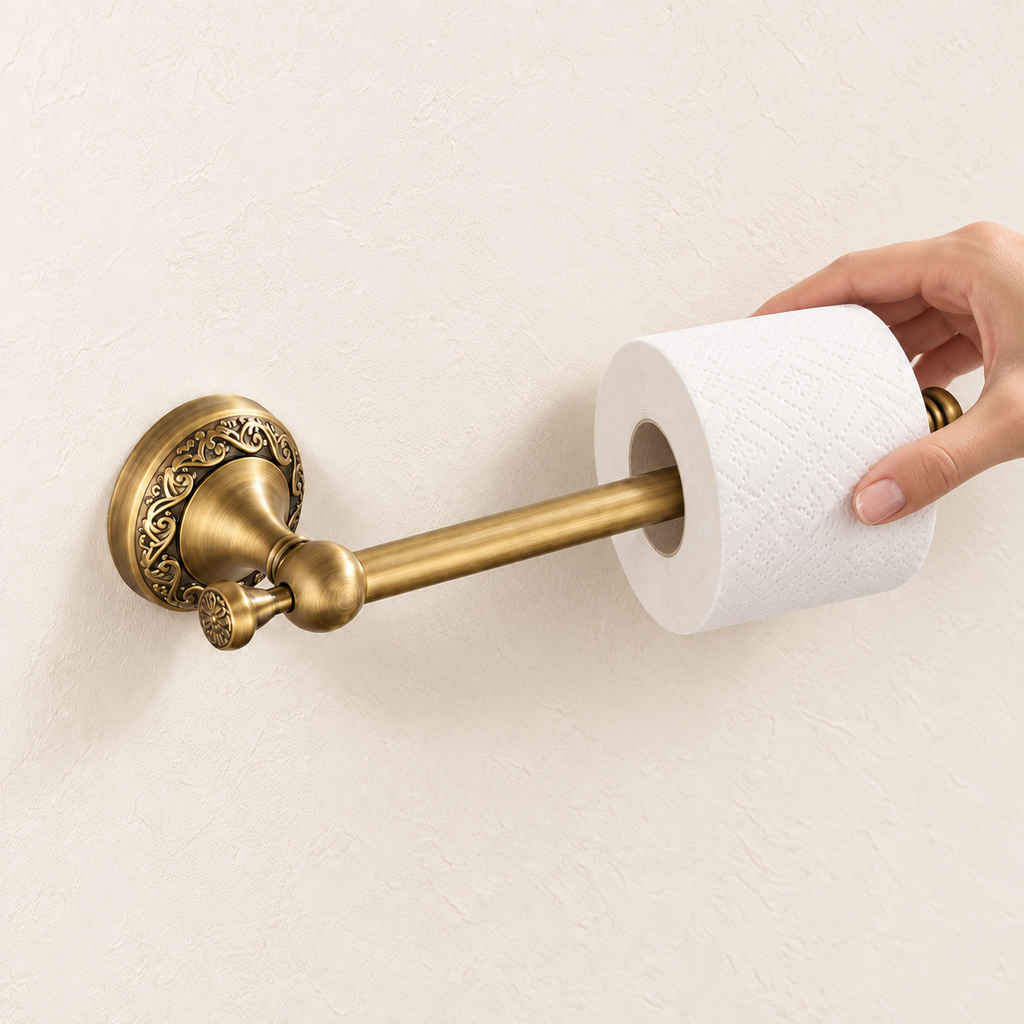 Porte-rouleau ouvert Héritage — vue 5, décor beige
