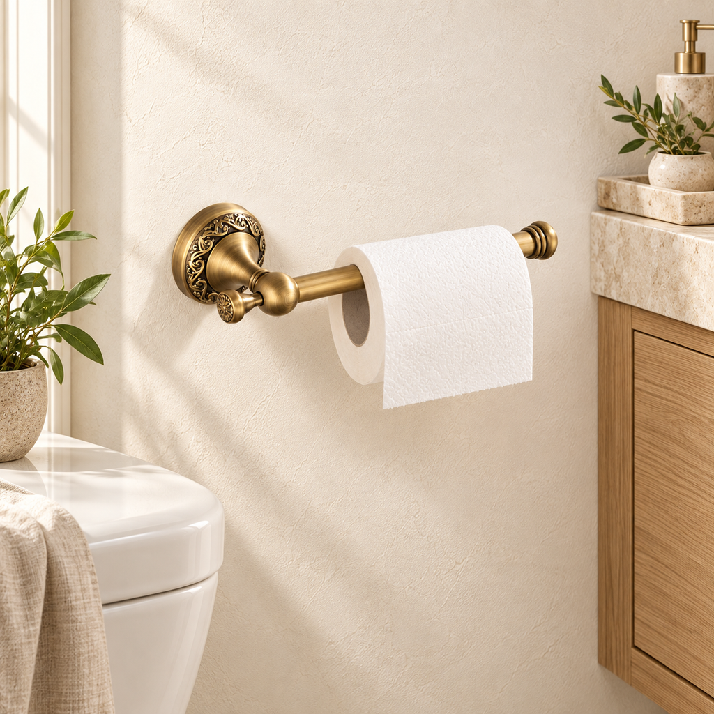 Porte-rouleau ouvert Héritage — vue 8, décor beige
