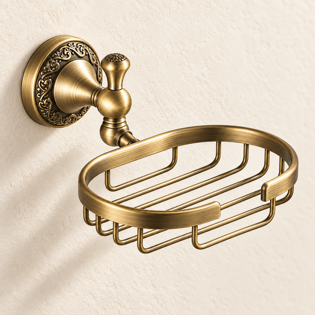 Porte-savon panier Héritage — vue 7, décor beige